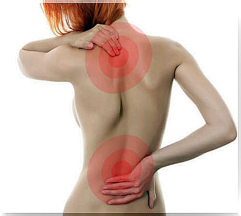 Woman suffering from ailments that cause back pain