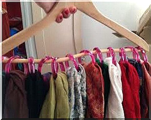 Hangers to properly arrange clothes in the closet