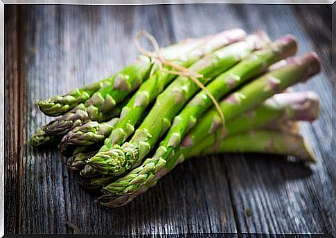 Asparagus is a vegetable source of protein