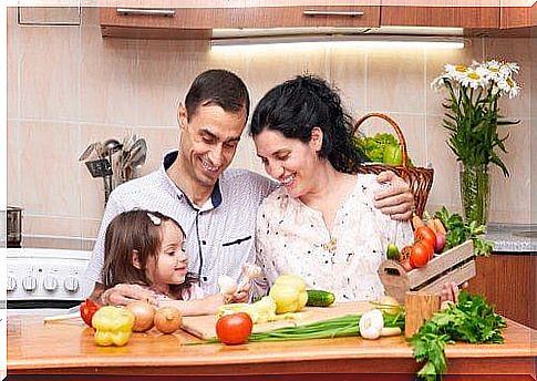 Family at the table together