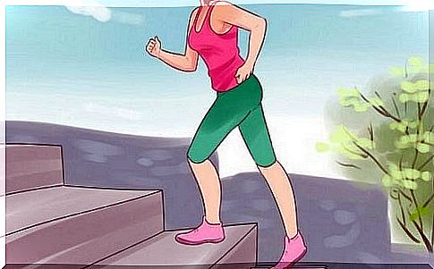 Exercises to combat hypertension such as climbing stairs