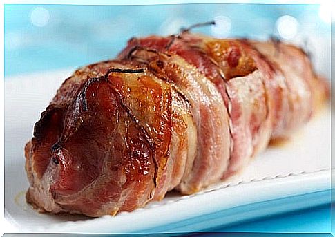 Meat roll recipe with smoked ham