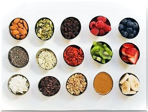 Ingredients for smoothie bowl