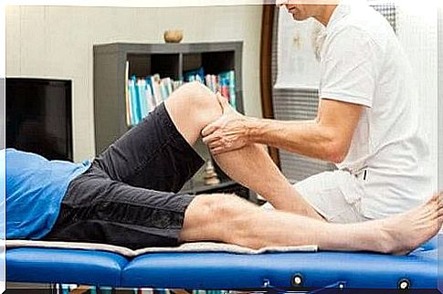 Chiropractor massaging a patient