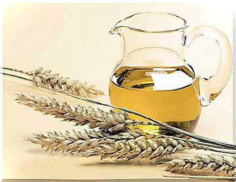 Wheat germ oil should be applied to the hair in moderate amounts